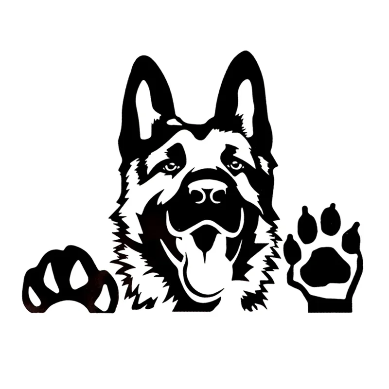 

Немецкая овчарская собака, модный креативный дизайн, автомобильная наклейка, персонализированная декоративная наклейка, съемные аксессуа...