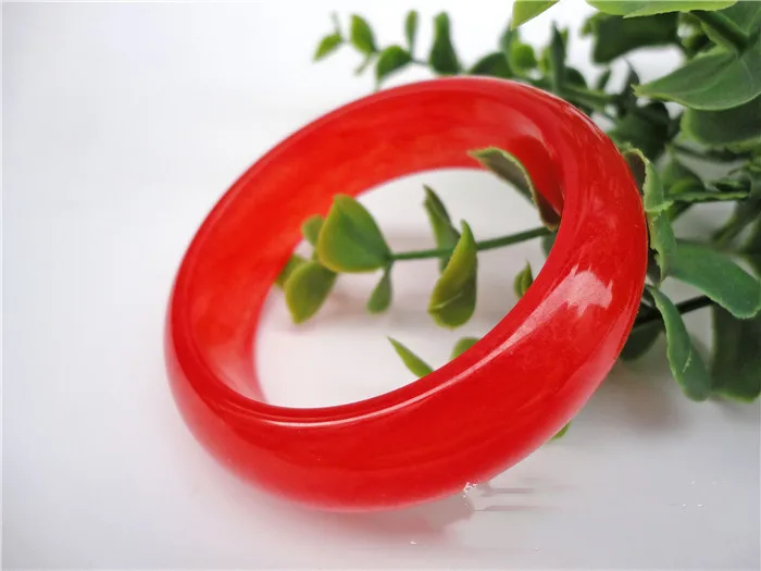 

Hot Selling Natural Hand-carved Jade Red Bangle56-62mm Fashion Jewelry Bracelet Accessories Men Women Luck Gifts