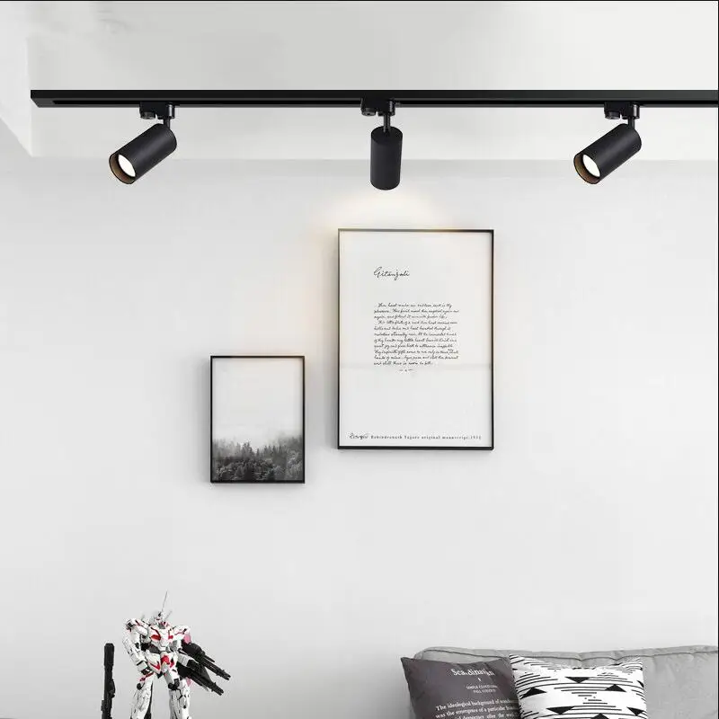 SNYKA 7W 10W GU10 LED Track light aluminum Ceiling Rail lighting Spot Spotlights Replace Halogen Lamps AC110V AC220V | Лампы и