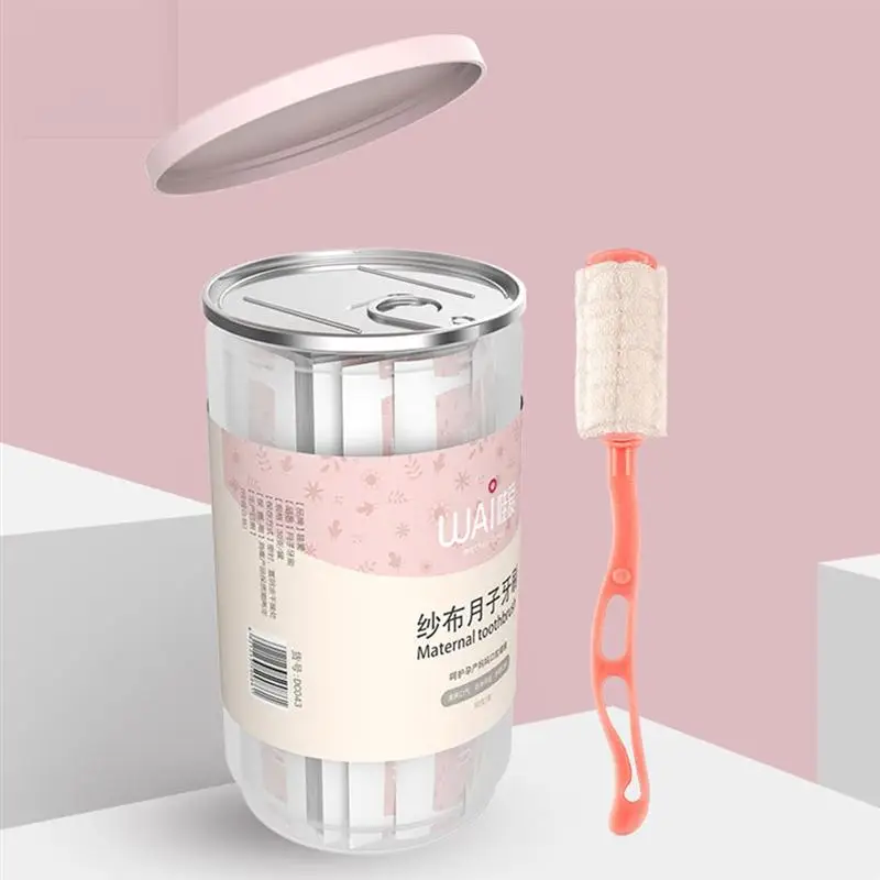 

30pcs Pregnant Woman Cleaner Disposable Gauze Toothbrush Female Toothbrush