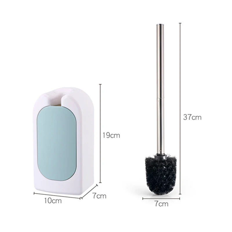 

Bathroom Toilet Brush With Holder Quick Drain Cleaning Brush Tools Long Handle Cleaning Brush Household Bathroom Accessories Set