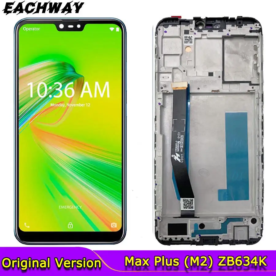 100% протестированный ЖК дисплей для Asus Zenfone Max Shot ZB634KL сенсорный экран дигитайзер в