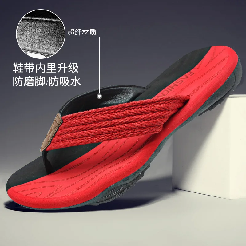 

Men's slippers summer outdoor trendy personality fashion soft bottom outer wear sandals plus size shoe for men slippers men shoe