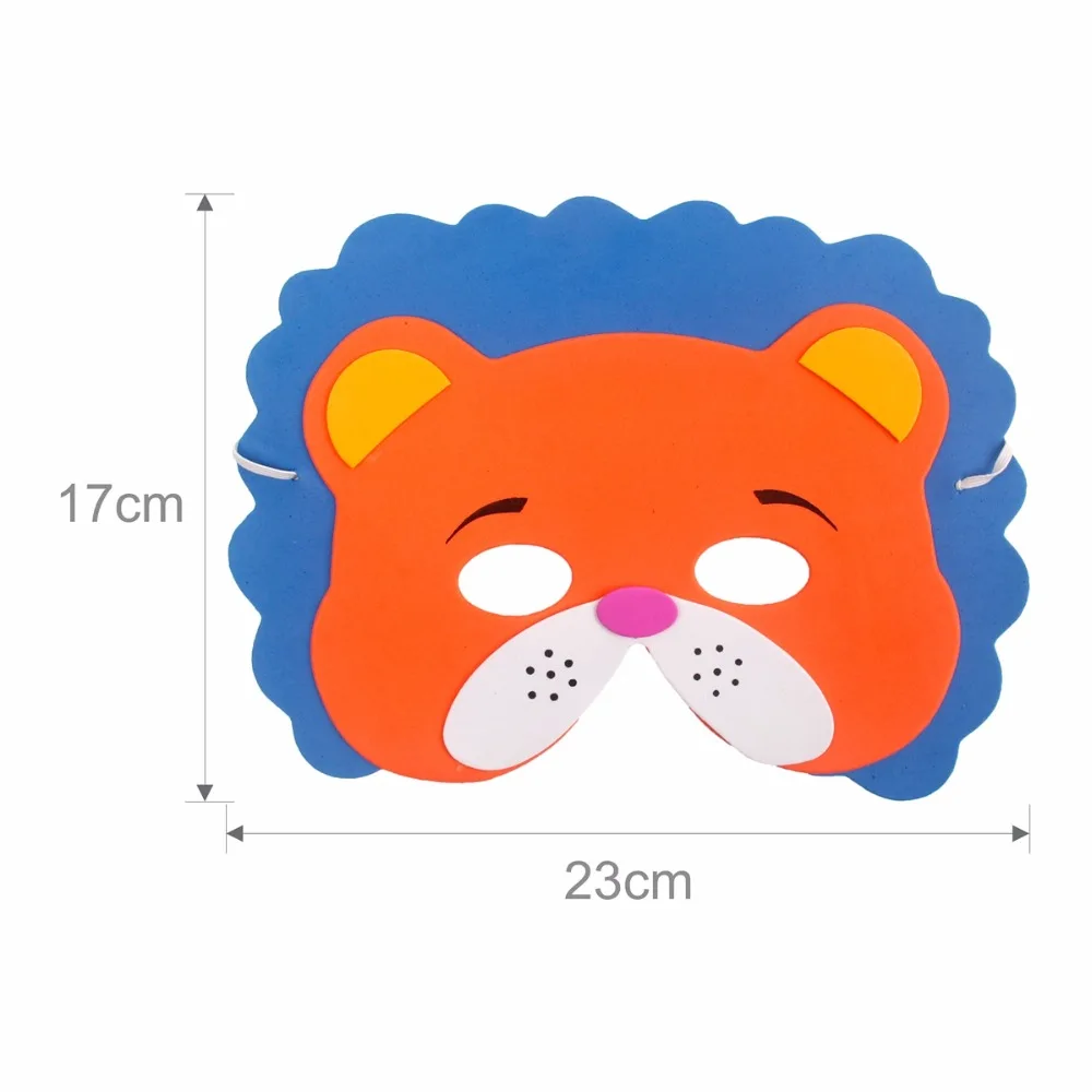 PAPANI 12 шт. маска животного декор для вечевечерние в джунглях сувениры детского