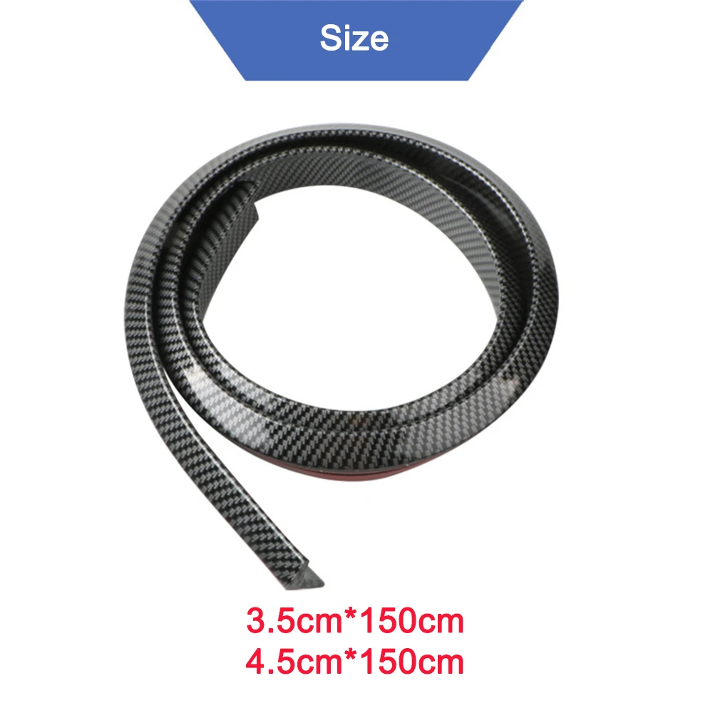 Универсальные Спойлеры из углеродного волокна для стайлинга автомобиля 1 5 м