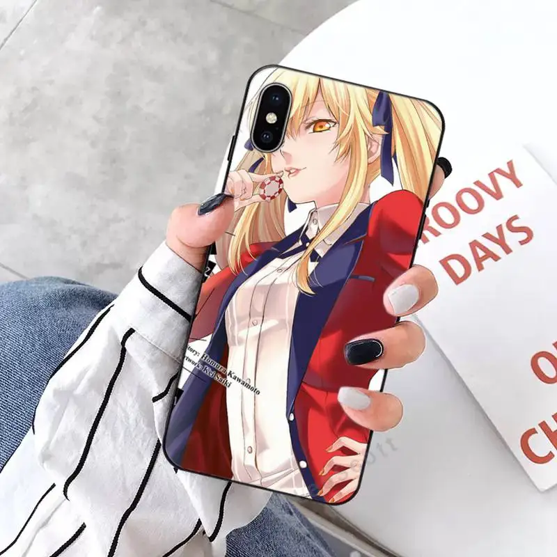 

Kakegurui Jabami Yumeko Anime Phone Case for iPhone 11 12 mini pro XS MAX 8 7 6 6S Plus X 5S SE 2020 XR