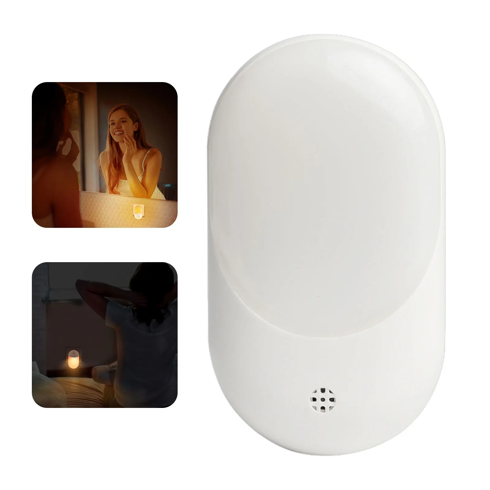 

Light Sensor Light-Sensitive LED Night Light Plug-In Sensor Eye Protection Lamp Light Sensor Smart Home For Bedroom Bathroom