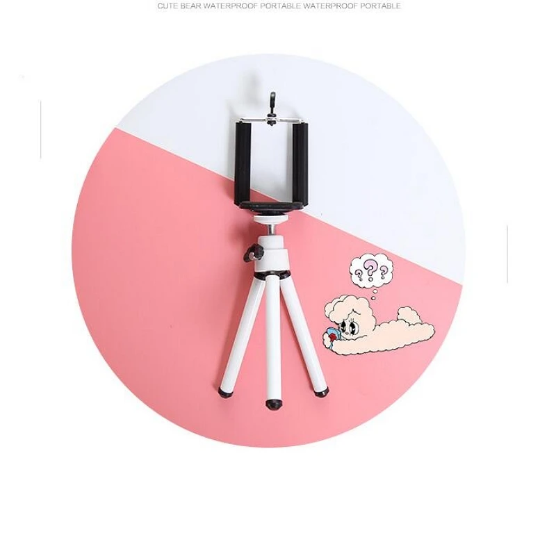 Двухсекционный держатель для камеры телефона Настольный штатив Телескопический