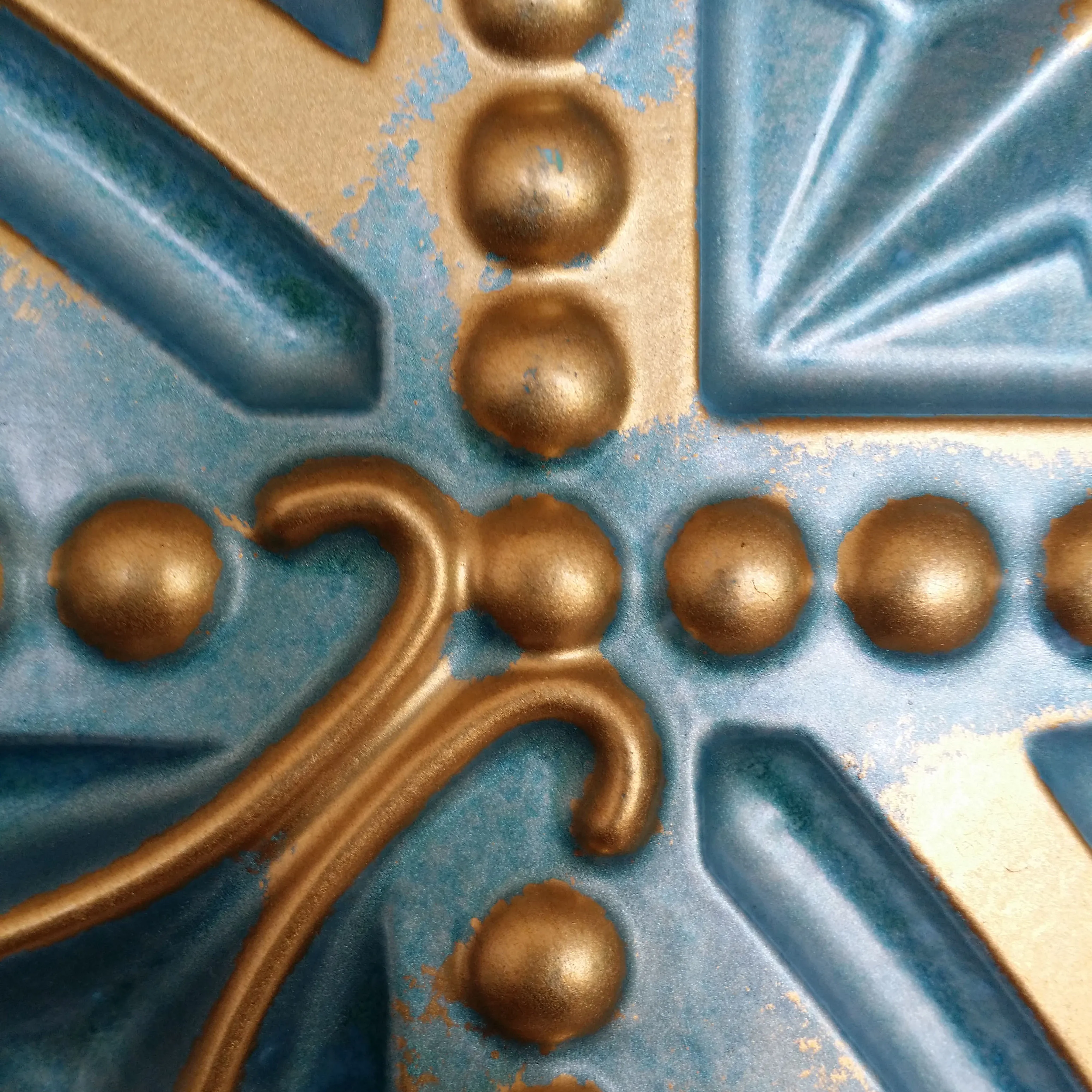 Потолочная Плитка голубого цвета для кафе паба ресторана настенные потолочные