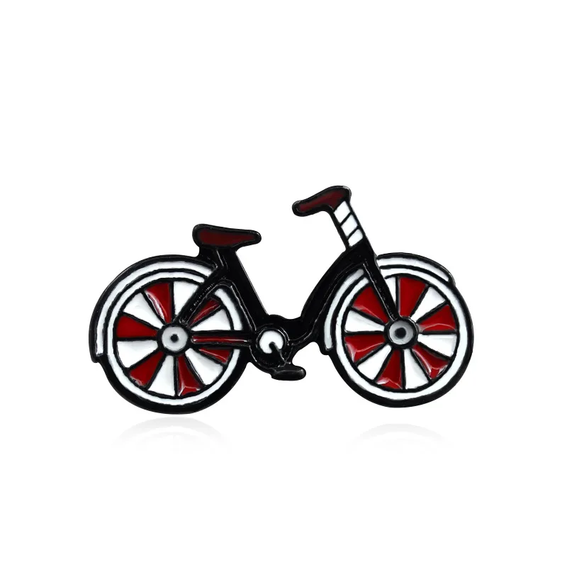 

Exquisite Mini Bike Cartoon Pins Backpack Jacket Accessories Badge Brooch