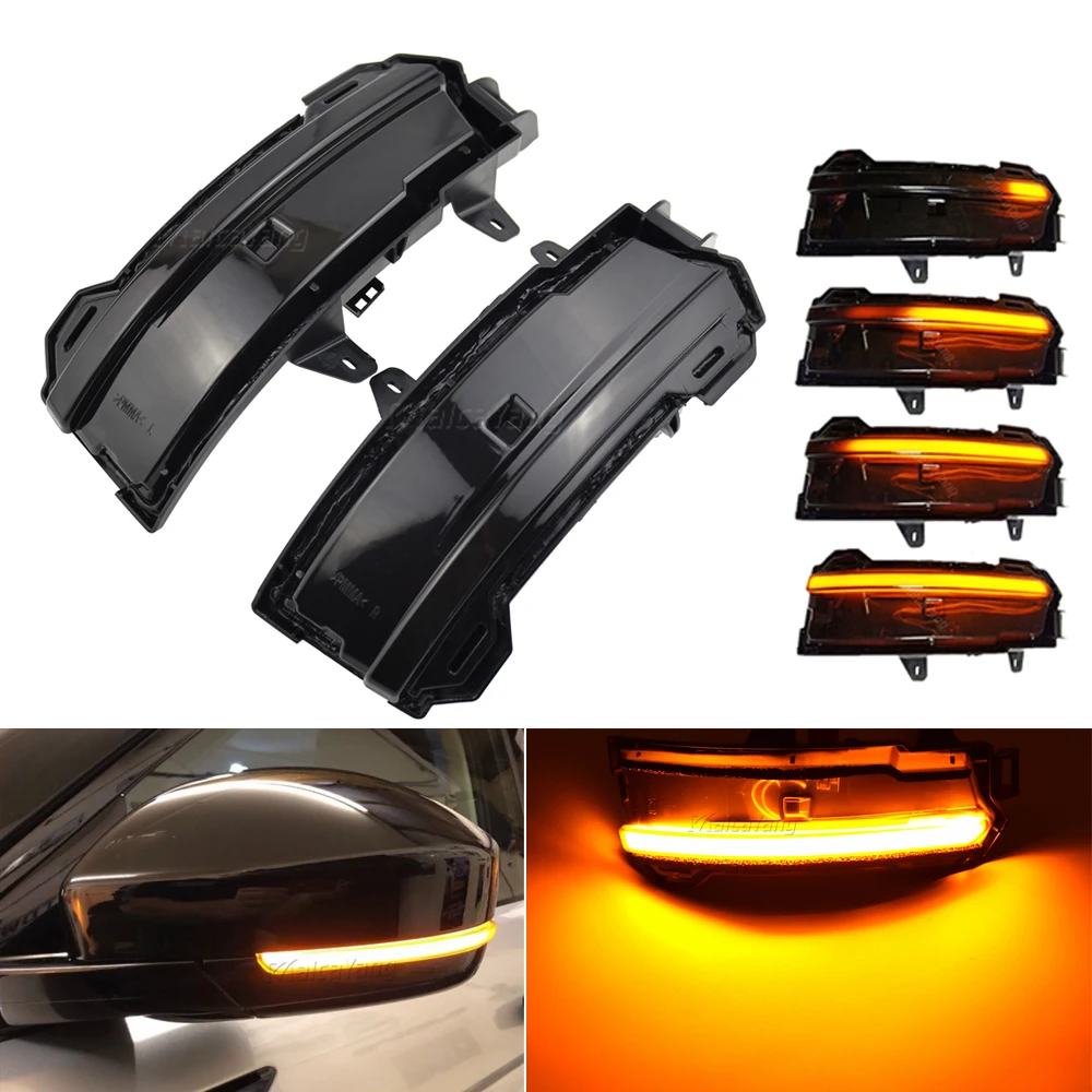 

LED Turn Signal Light Indicator Sequential Side Mirror Dynamic Blinker For Jaguar F-Pace X761 2016-2020 E-Pace X540 2017-2020