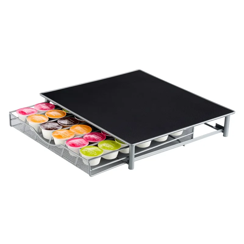 Nespresso Coffee Pods Holder Rotating Rack Coffee Capsule Stand Dolce Gusto estructura Shelve Organization Holder estante cafe