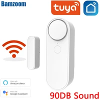 tuya smart home wifi door sensor door open detectors security protection 90db loud alarm system home security alert alarm