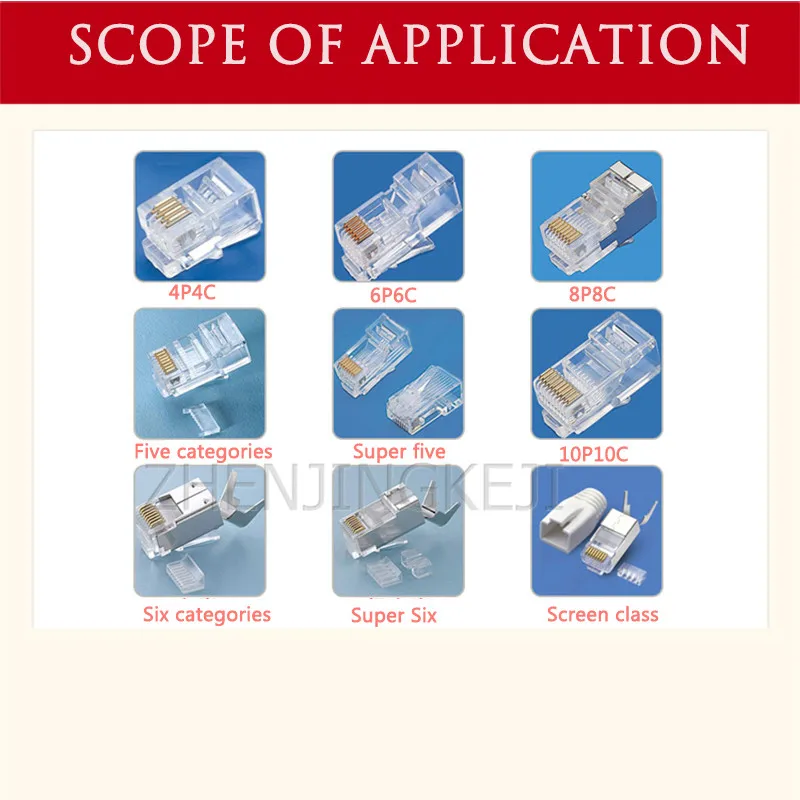 

Cable Crystal Head Crimp Machine Telephone Line 5G Network Wire Press Down Tools Little King Kong PC Head Crimping Thread Device