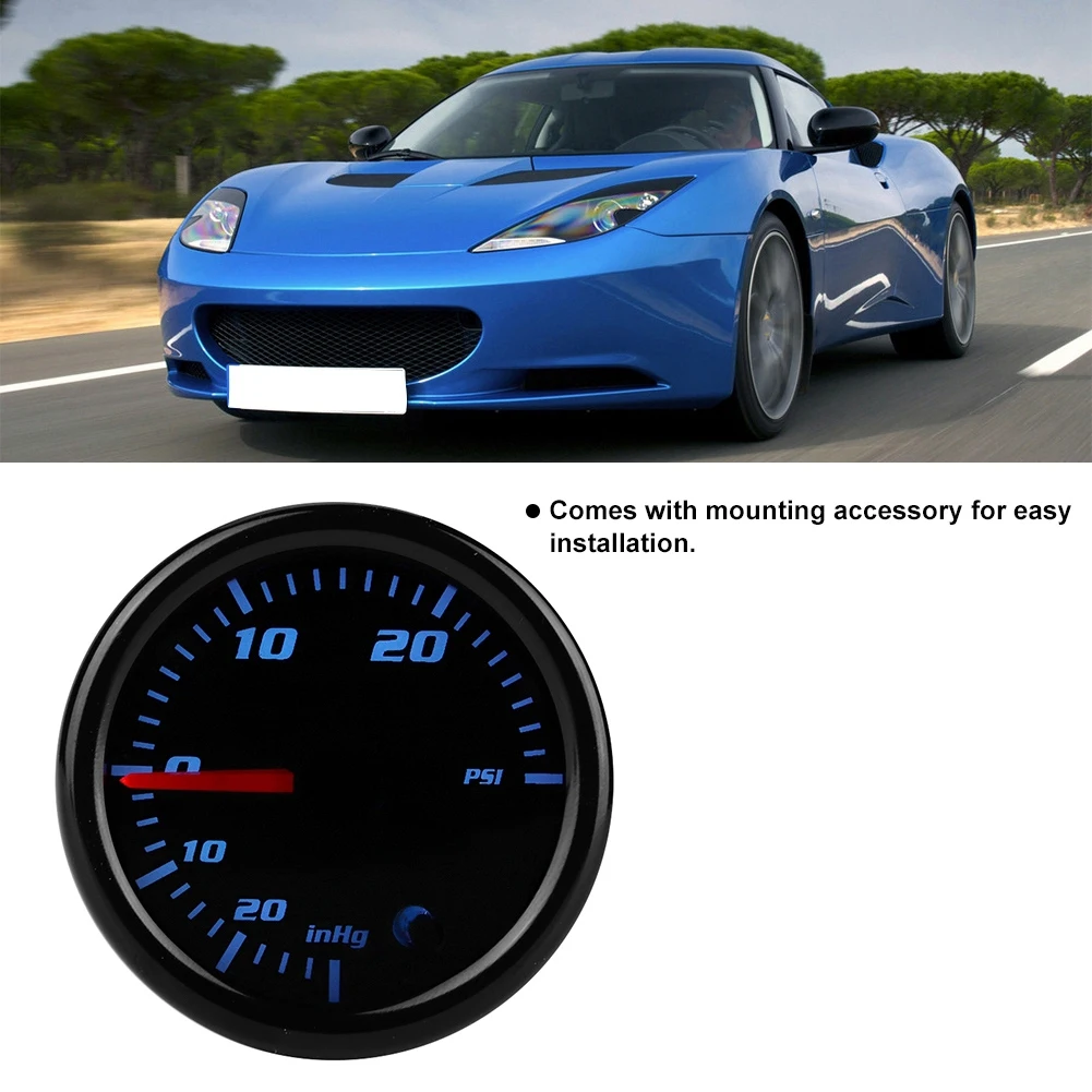 Универсальный автомобильный турбонагнетательный манометр 7 цветов светодиодный