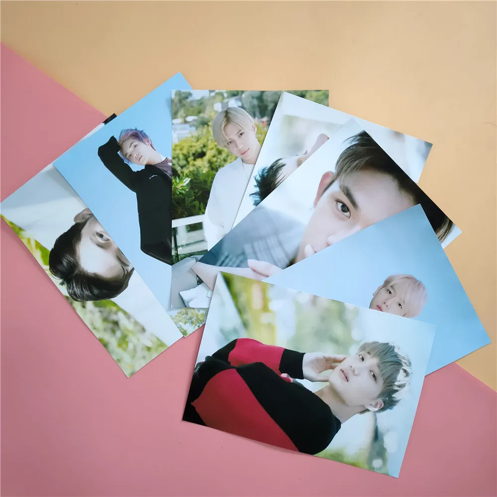 Постеры KPOP SUPERM MARK TAEYONG BAEKHYUN TAEMIN LUCAS TEN KAI для рождественской фотосессии фотографии