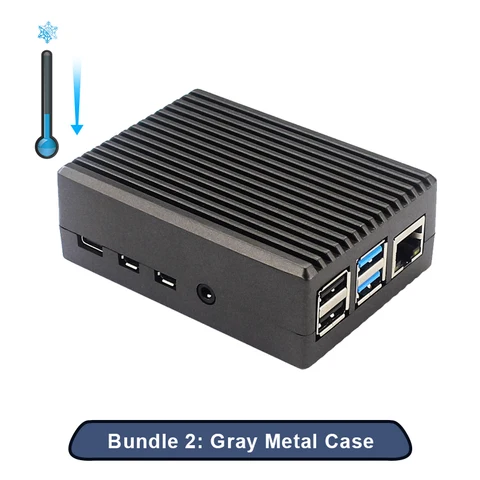 Caturda Металлический корпус для Raspberry Pi 4 Model B