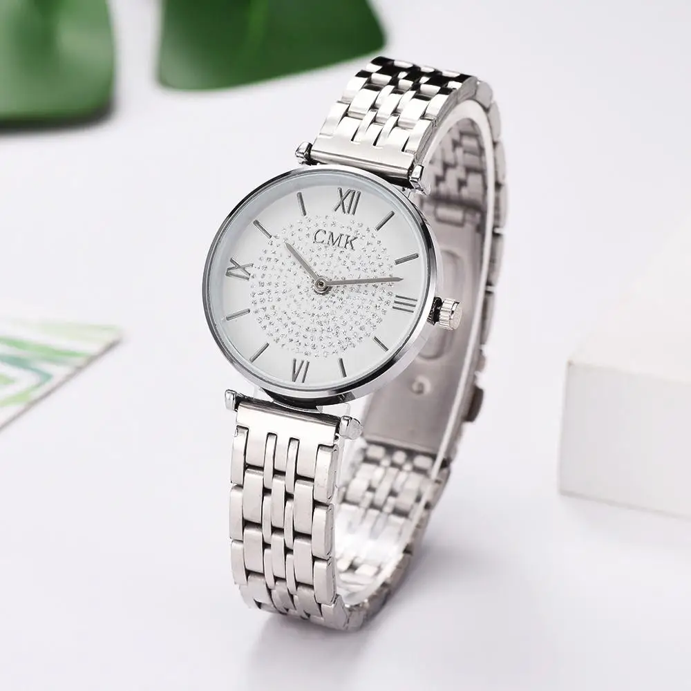 Роскошные часы от топ бренда простые элегантные женские zegarek damski с ремешком из