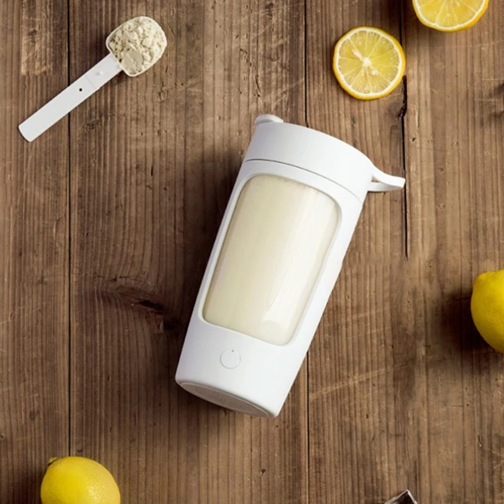 Портативная герметичная емкость 650 мл USB Перезаряжаемый шейкер для белкового