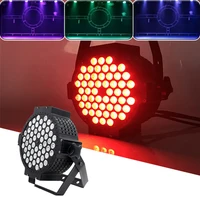 fast shipping led par light 54x3w rgbw flat par lighting disco stage full color dyeing effect projector for dj wedding party bar