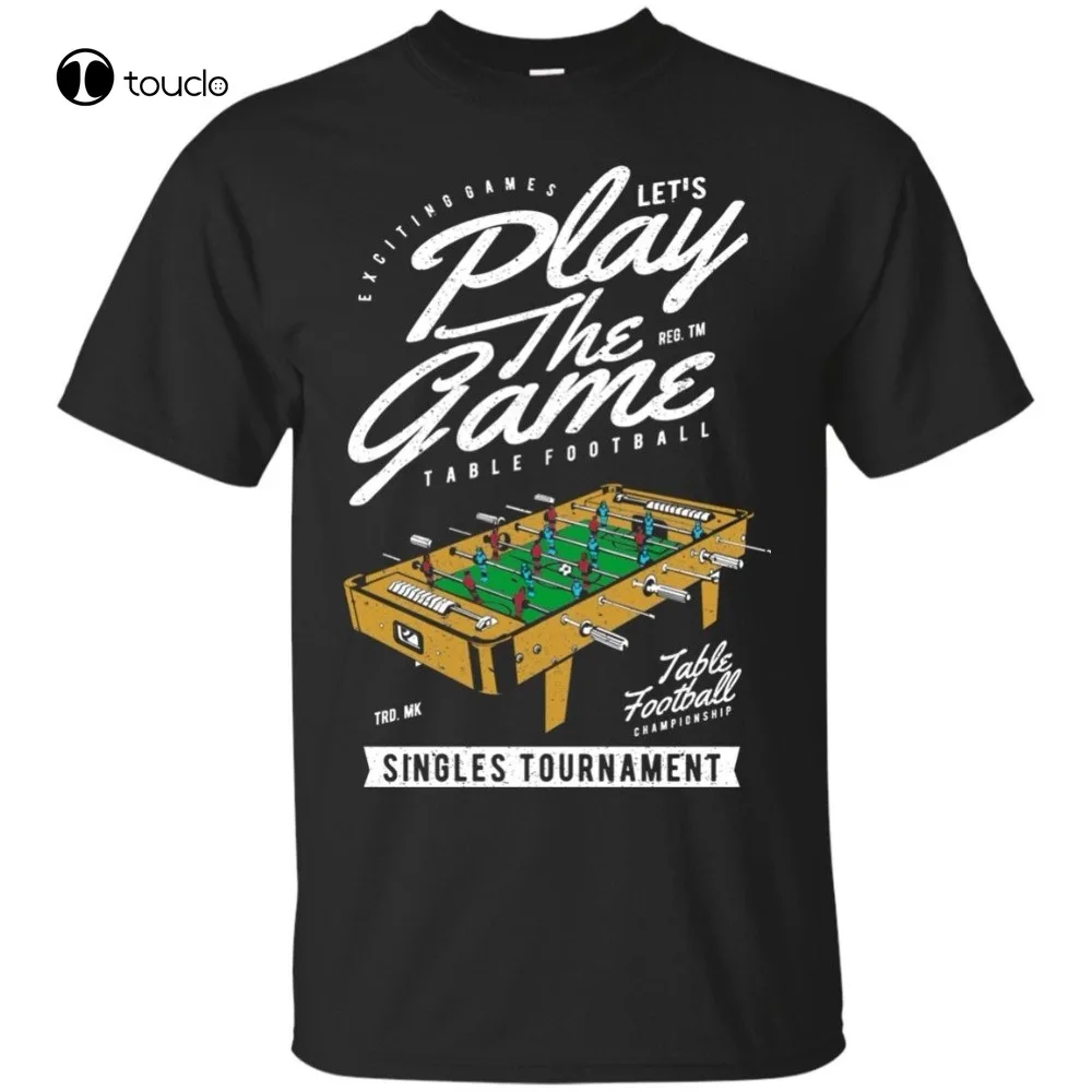 

Футболка для настольного футбола, Мужская футболка с графическим рисунком, подарок для настольного футбола, мужские топы с рукавом в стиле ...