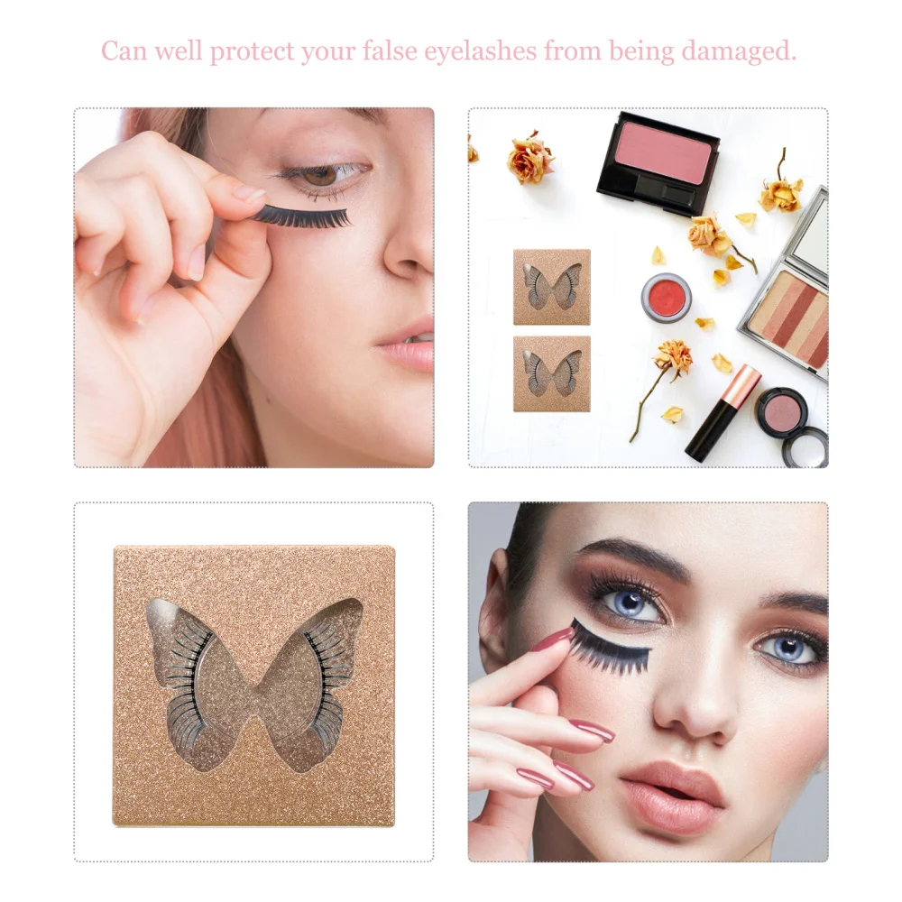 

30PCS Empty Lash Box Case Pattern False Eyelashes Storage Case