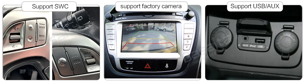 Dasaita " дисплей автомобиля 1 Din радио Android 9,0 для hyundai IX35 2009- USB 64G Ram 1080p видео