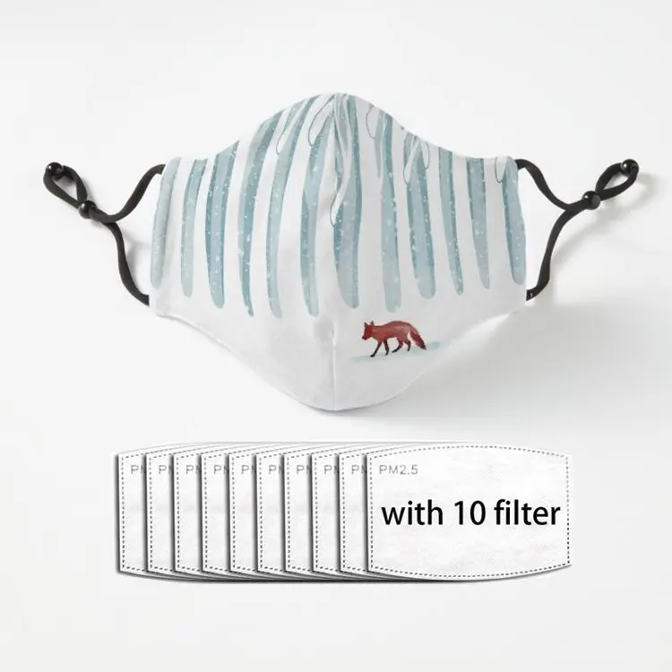 

Winter Cloth Funny Mouth Face Mask Adjustable Cheap Unisex Mask With Filters Mascarillas
