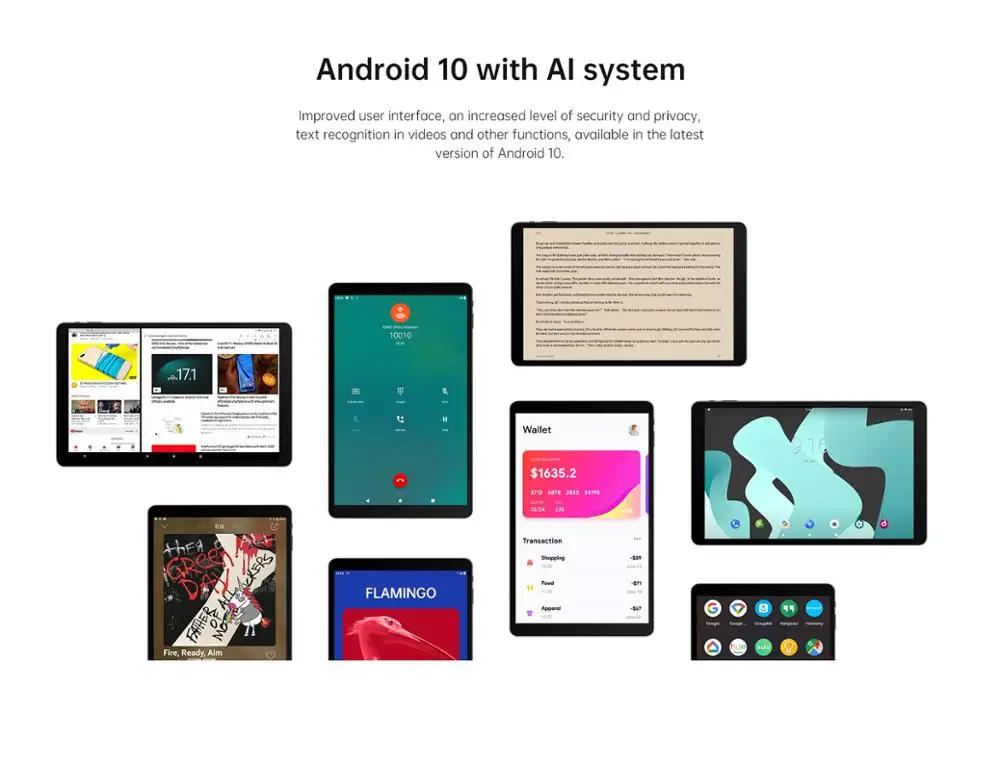 UNIWA iPlay 20 смартфон с 10 1-дюймовым дисплеем восьмиядерным процессором Android ОЗУ 4 Гб