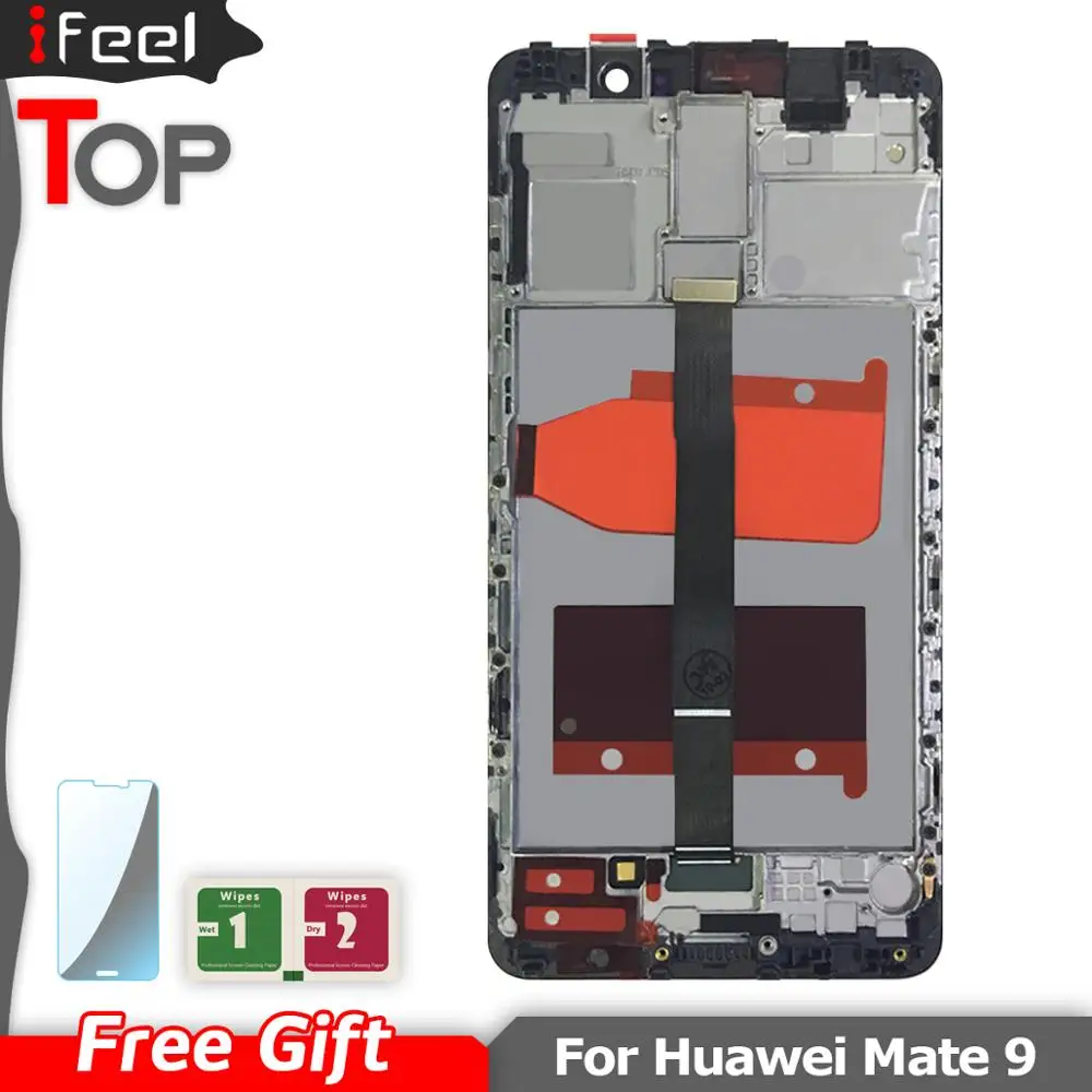 ЖК дисплей для HUAWEI Mate 9 сенсорный экран дигитайзер с рамкой замены дисплея Huawei MHA