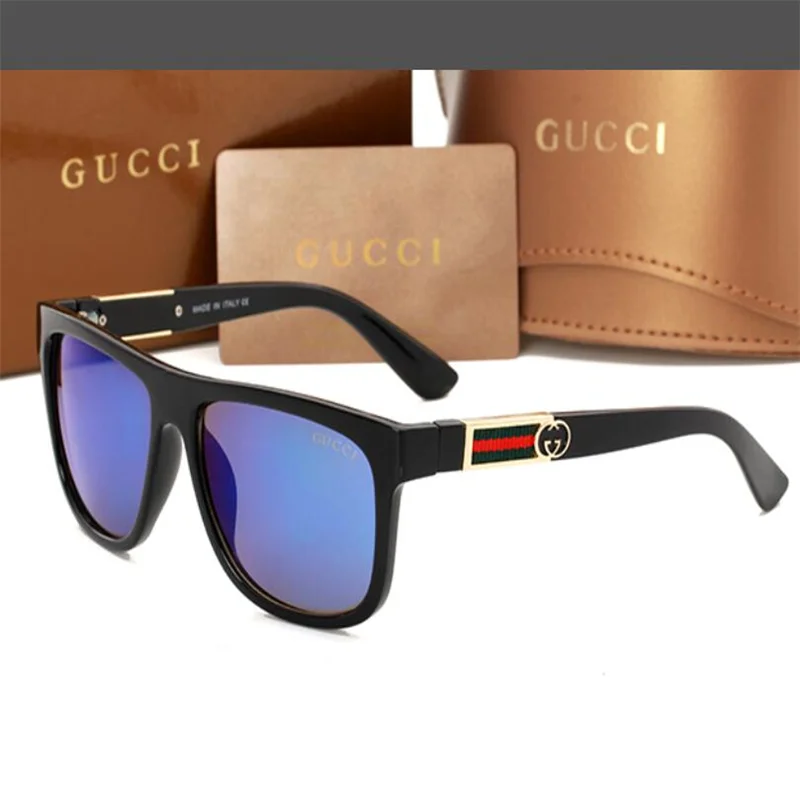 

2021 Luxur Top Quality Classic Square Sunglasses G Designer G Brand fashion Mens Womens Sun Glasses Eyewear Metal Glass Lenses