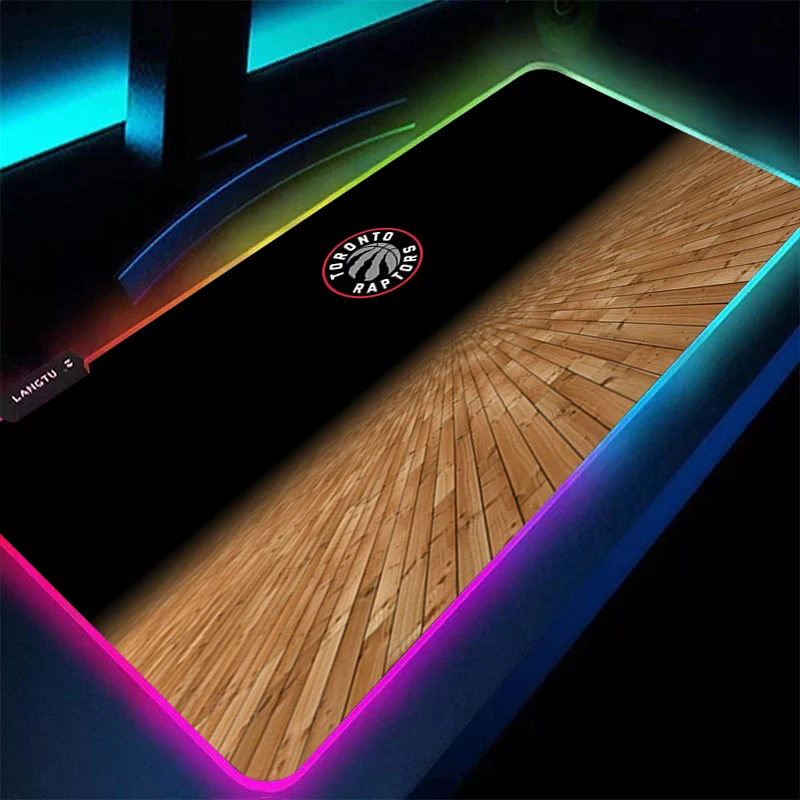 

DIY Custom Gaming Mouse Pad Computer Mousepad Large Mouse Pad Gamer RGB Big Mouse Carpet PC Desk RGB Mat Toronto Raptors