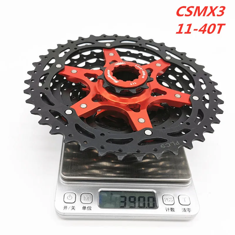 Sunracing 10 speed CSMS3 и CSMX3 11-40 T/11-42 T широкого соотношения и MTB велосипед трещотка кассета 11-40 T/11-42 T CSMS3 CSMX3 cog - Цвет: X3 black 11 40T