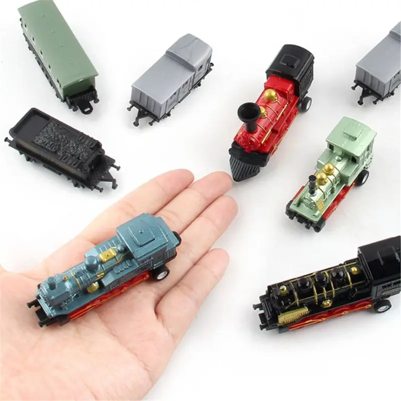

Simulation Retro Steam Train Toy Pull Back Model Diecasts Toy Vehicles Kids Toy