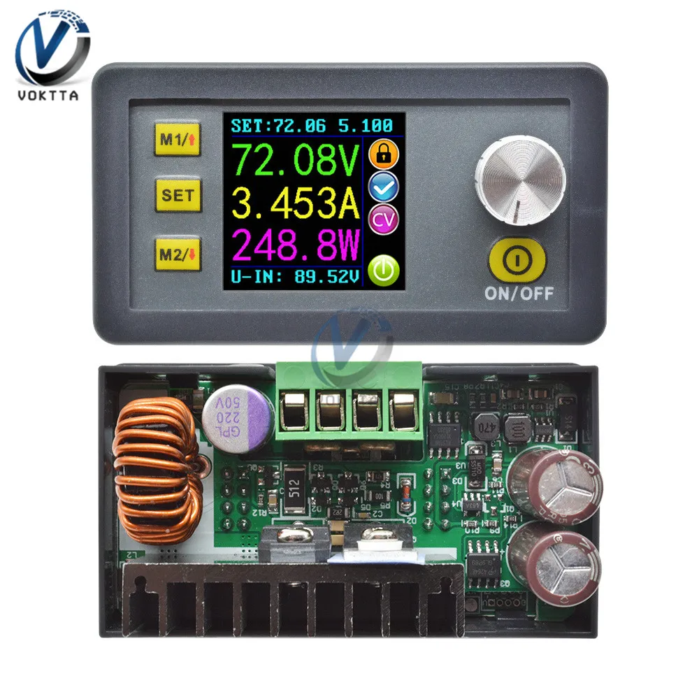Понижающий Программируемый Модуль питания DP50V5A с постоянным напряжением и током