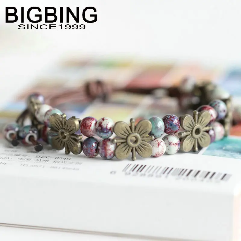 C097 BIGBING ювелирные изделия модные керамические бусины ручной работы богемные