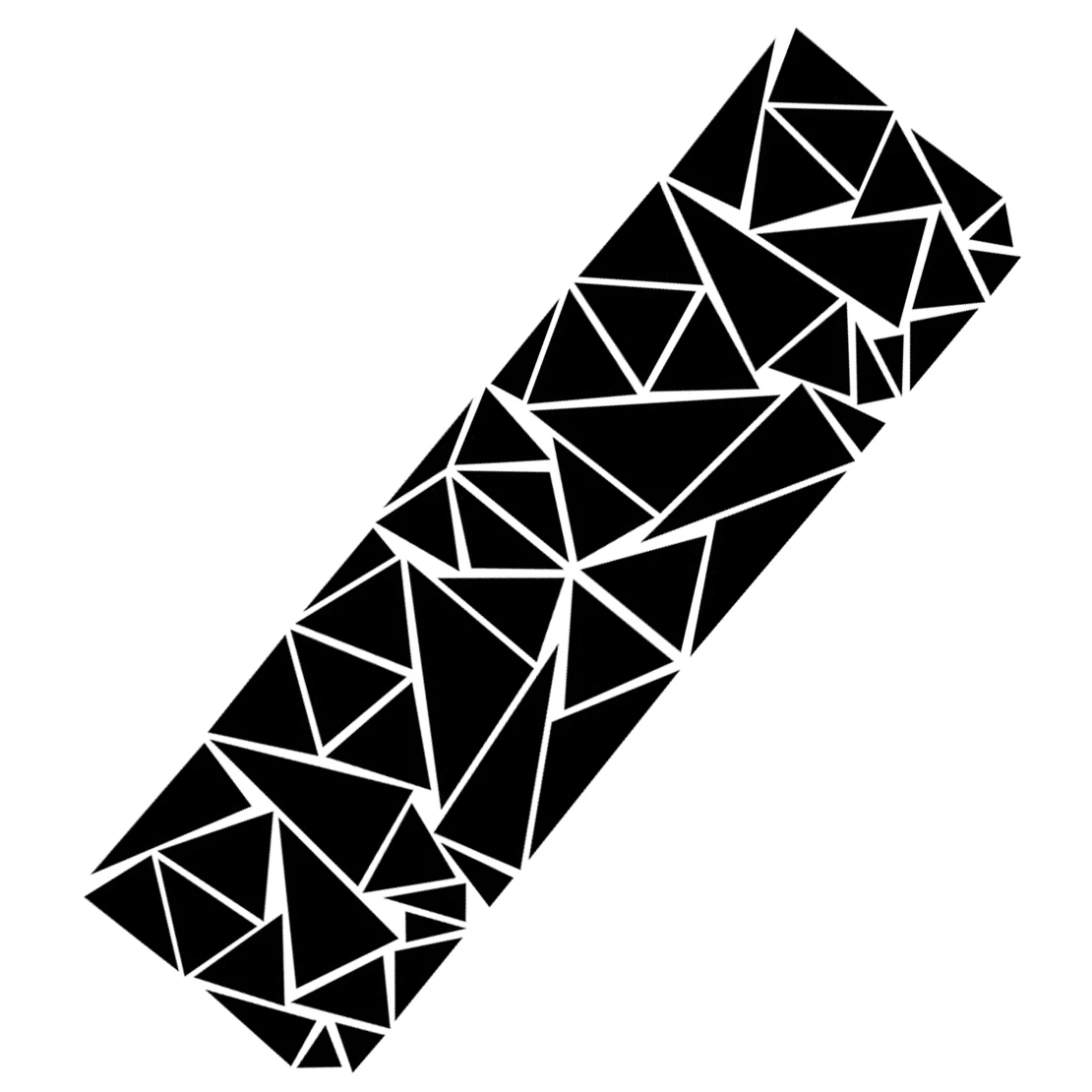 

Car Truck Body Side Decal Sticker Geometric Triangle Graphics DIY Universal Black Styling