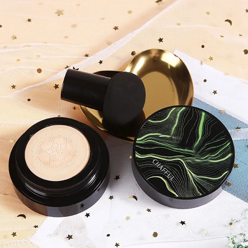 Грибная голова Подушка BB крем скрывающий контроль масла Осветление увлажняющий