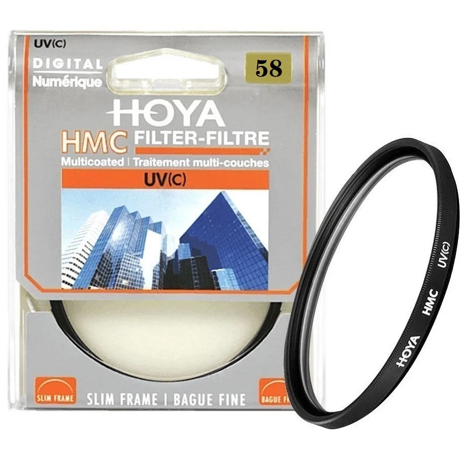 

HOYA UV(c) HMC Filter 58mm Slim Frame Digital Multicoated HMC HOYA UV for Nikon Canon Sony Camera Lens Protection