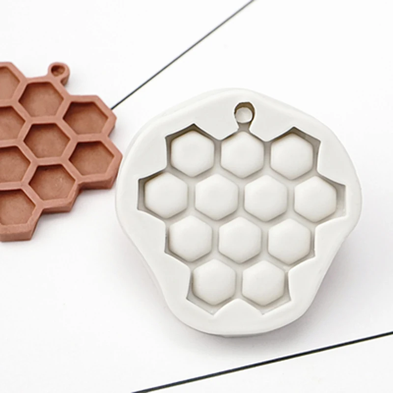 1 шт DIY сотовые формы для выпечки силиконовые помадка торт Шоколадное Мыло