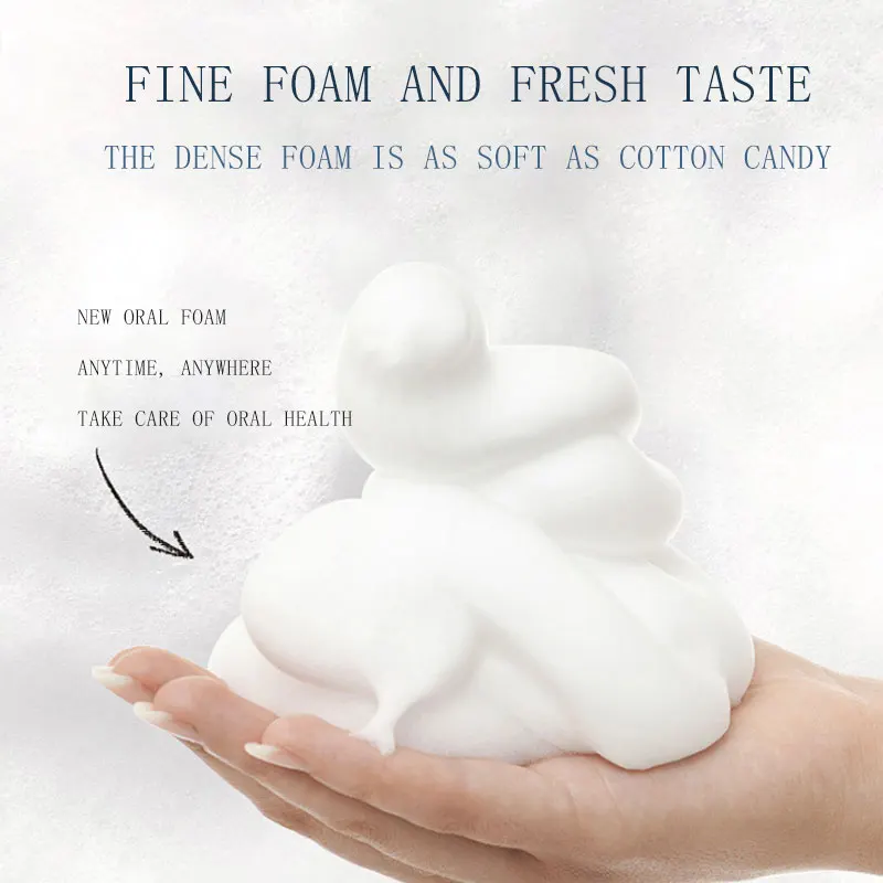 80 мл отбеливающий мусс зубная паста Чистка зубов свежая сияющая гигиена полости