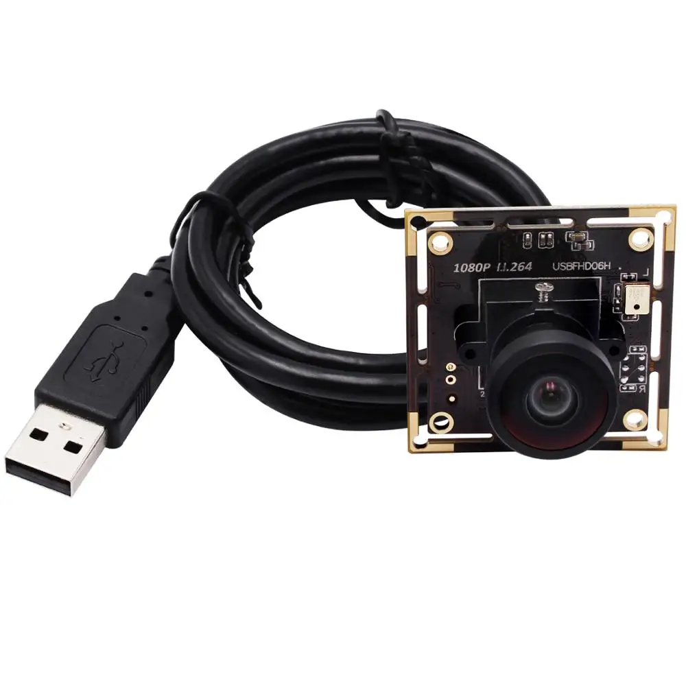USB-модуль для камеры Sony IMX322 2 МП 0 01 люкс H.264 без искажений широкоугольный 120