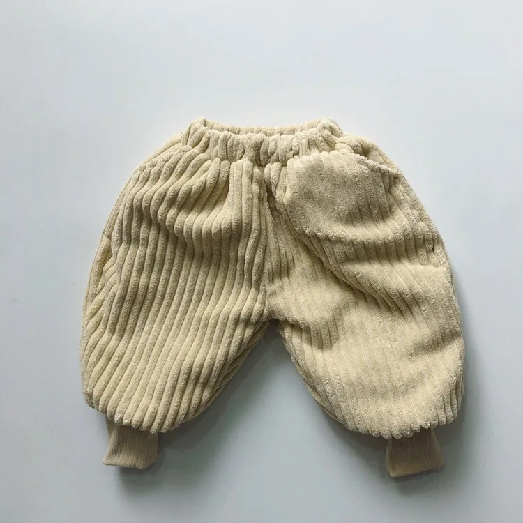 

Брюки до щиколотки с эластичным поясом свободные однотонные хлопковые новые модные удобные милые простые зимние осенние детские унисекс