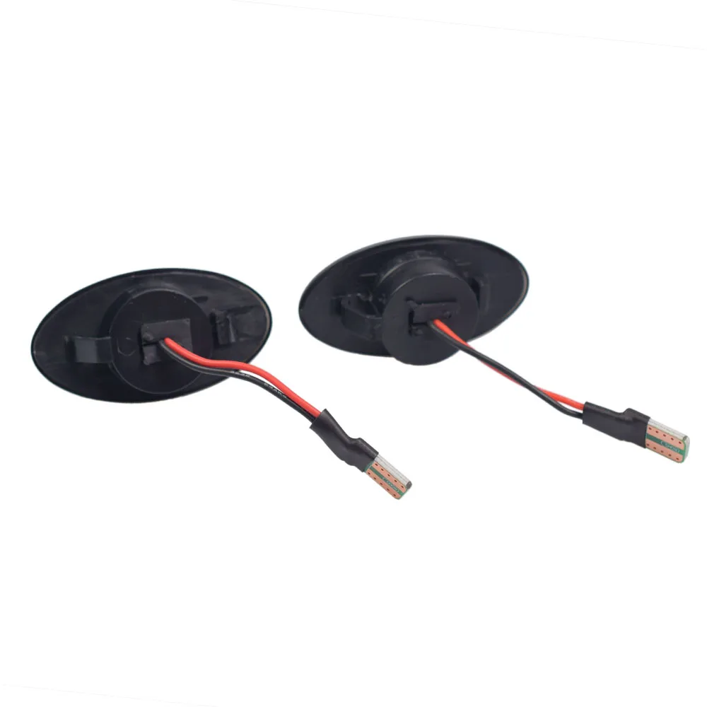 

2pcs Dynamic Amber LED Car Side Marker Turn Signal Sequential Blinker Light For BMW MINI Cooper R50 R52 R53 2002-2008