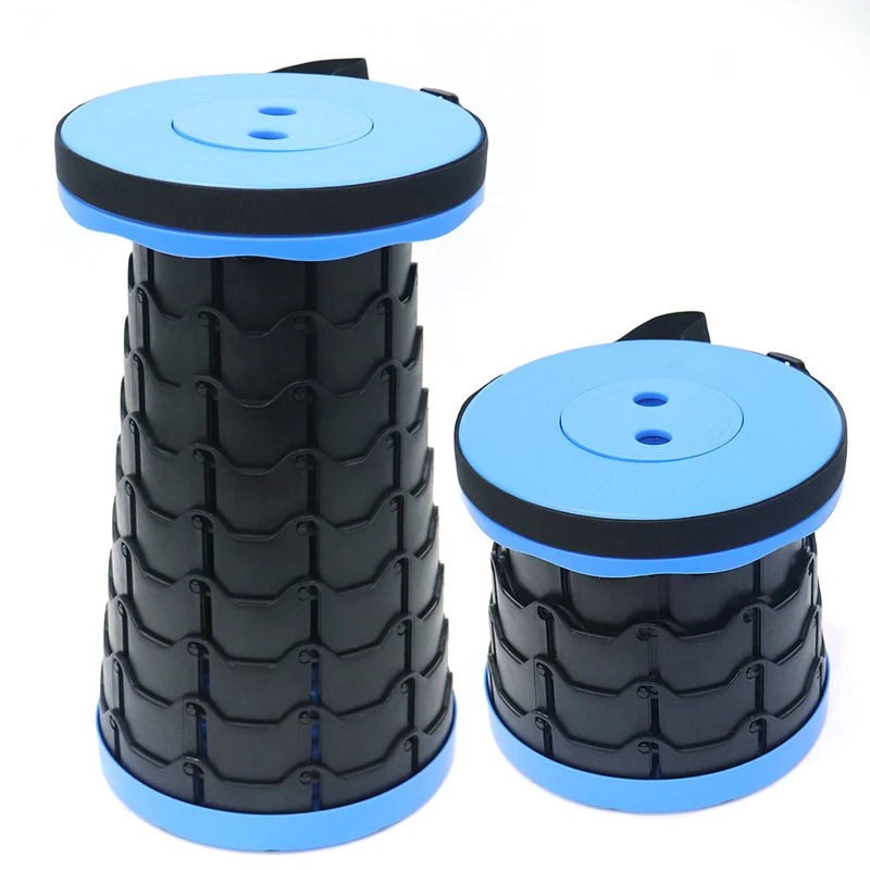 

Portable Telescoping Stool Collapsible Camping Stools Lightweight Sturdy with Load Capacity 400lbs