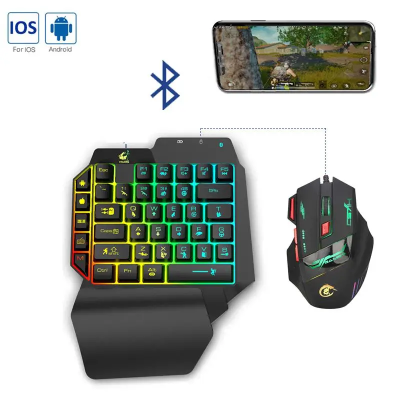 Мобильный игровой контроллер PUBG BattleDock клавиатура мышь геймпад для игр на одной