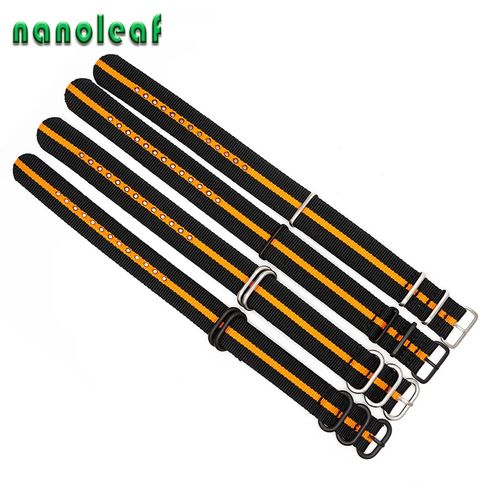 Сменный ремешок для наручных часов модный регулируемый нейлоновый браслет в