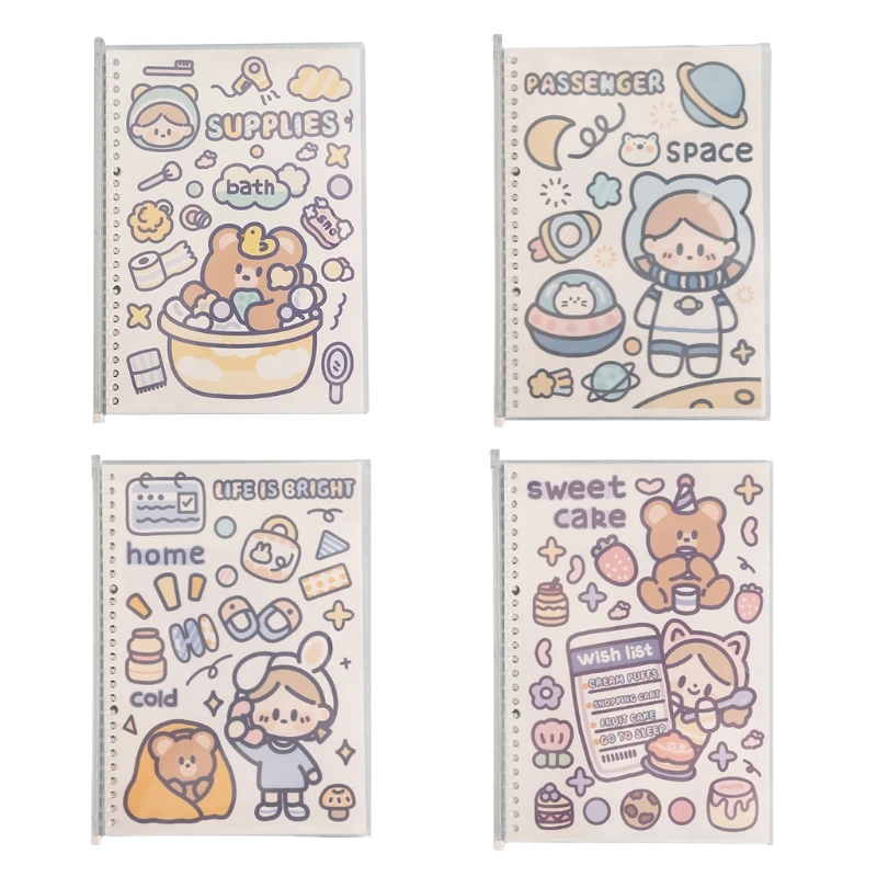 

20CB Waterproof Binder Notebook b5 Travel Journal Personal Planner Business Gifts Office Notepad 30 Sheets Grided for student