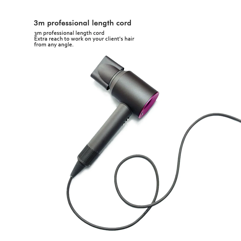 Фен для волос Supersonic Профессиональный с рассеивателем температуры и шнуром