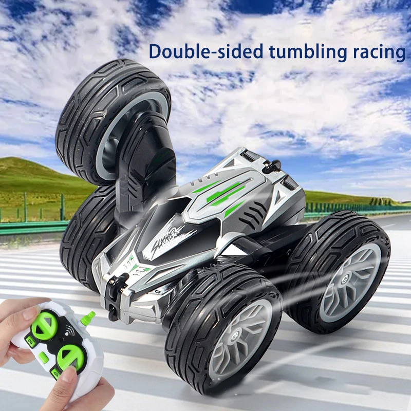 

Популярная игрушка, новинка, трюковый автомобиль, 2,4 ГГц, автомобиль с дистанционным управлением, качающийся кронштейн, двухсторонний, высо...